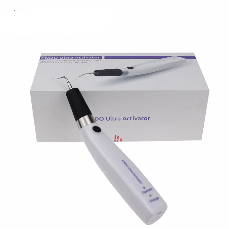 Dental Endo Ultra Activator Cordless Root Canal Irrigation Device with 6 Endo Tips 1400mAh Ultrasonic Endodontic Activator
