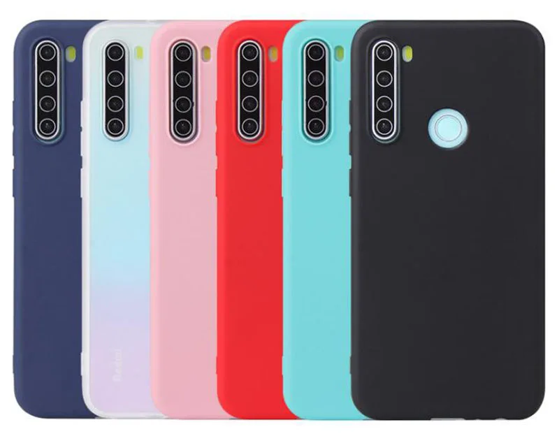 Candy colors phone case For Xiaomi Redmi Note 8 8t 9 9s 10 Pro Redmi 5 5A 6 6A 7 7A 8 8A 9 9A 9C Silicone TPU Matte cover case