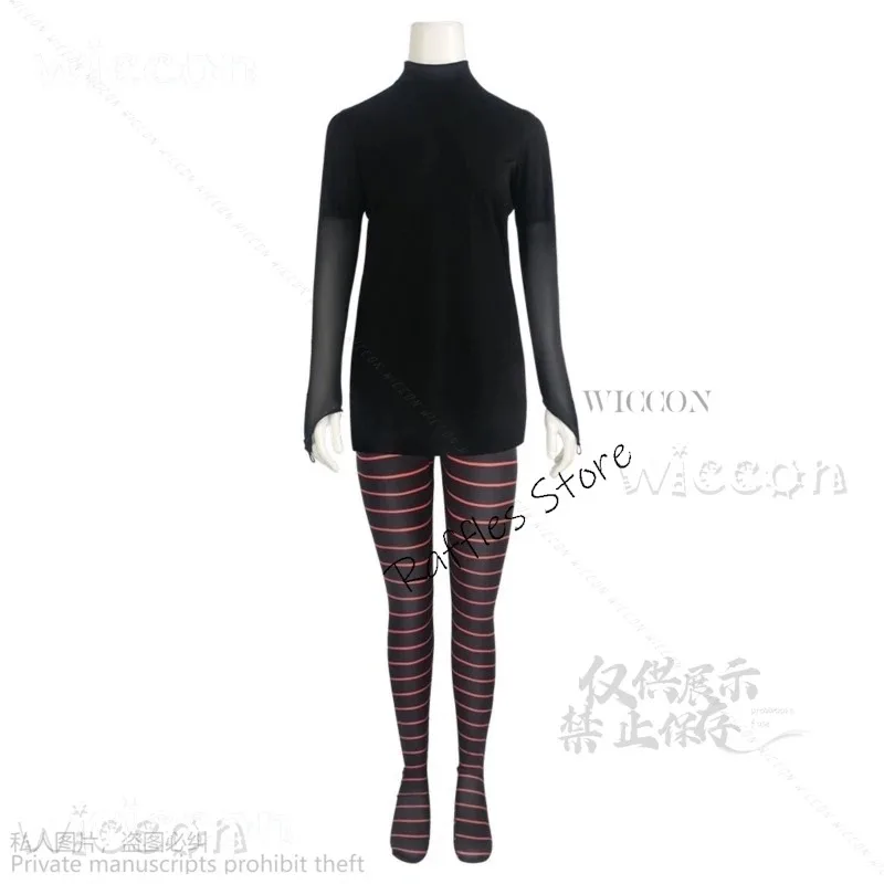Sky01 Anime Movie Mavis Dracula Costume Cosplay Transformania Vestito Uniforme Calza Vestito di Carnevale di Halloween per le donne VampiSd01 $