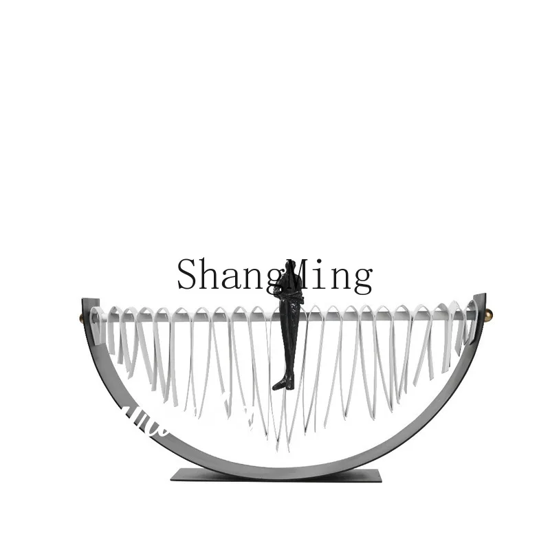 

PYH Simple Light Luxury Villa Hotel Ornament Model Room Entrance Cabinet Living Room Wine Cabinet TV Cabinet Creative