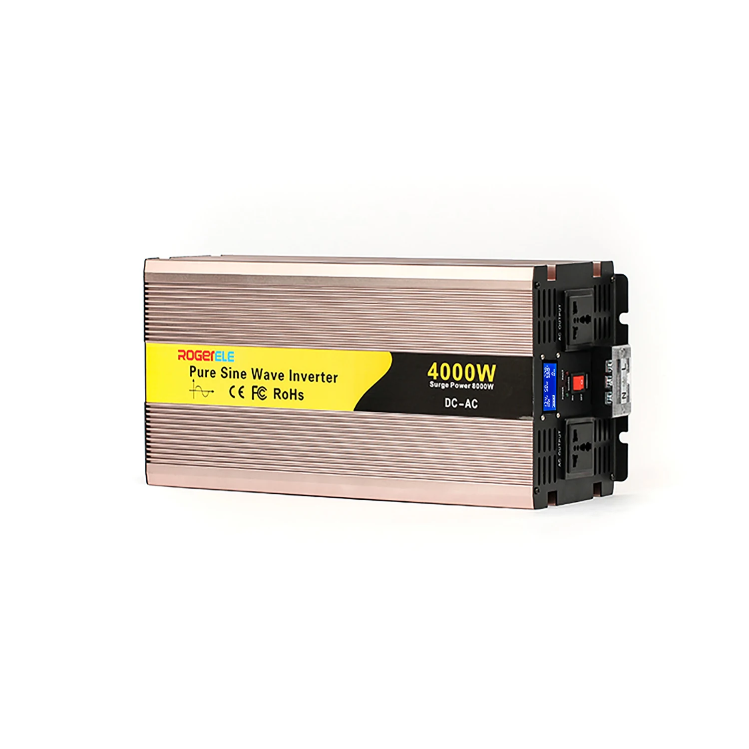 

Wenzhou Rogerele Brand FCC CE Rohs Certification 4000w Power Inverter