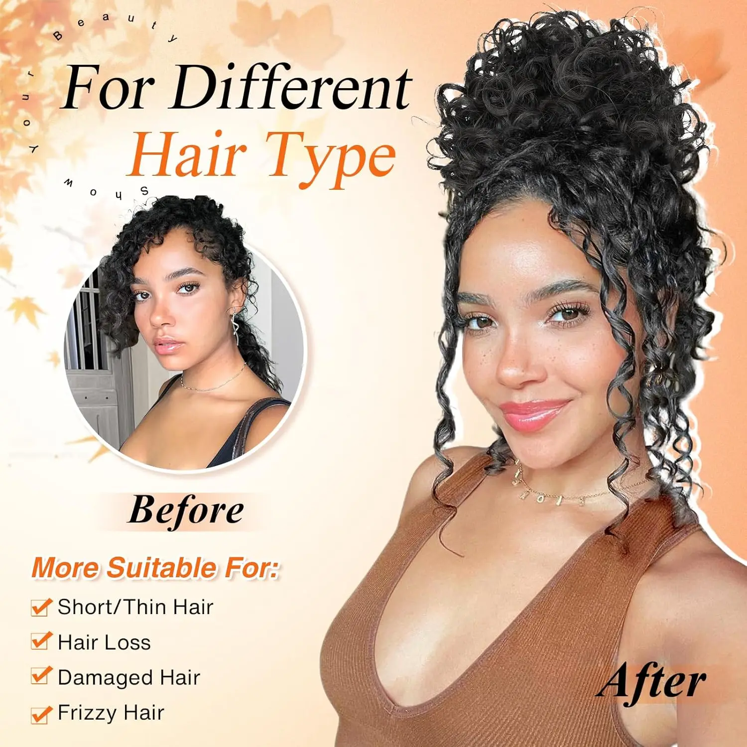 Thumbnail 3 - #91 Best Clip-In Chignon Hair Buns to Buy In 2026