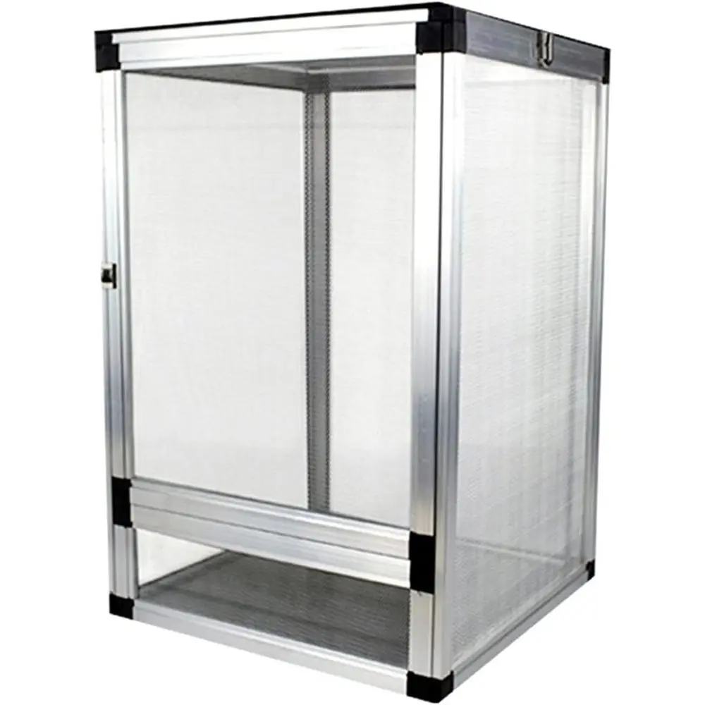 

Indoor Ventilated Reptile Habitat for Chameleons, Lizards, and Snakes - Ideal Breeding Enclosure