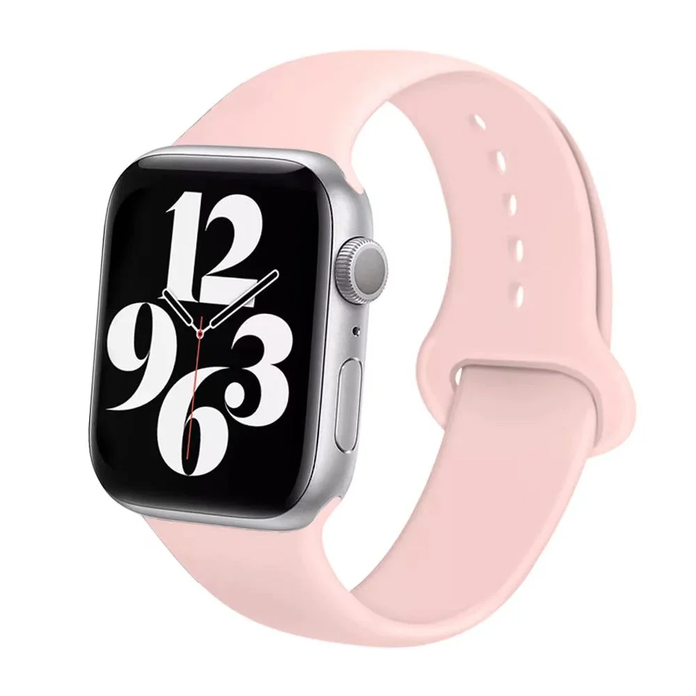 Silicone Strap For Apple Watch Band 44mm 40mm 45mm 41mm Ultra 49mm correa 42mm 38mm 45 mm bracelet iwatch series 7 se 3 4 5 6 8