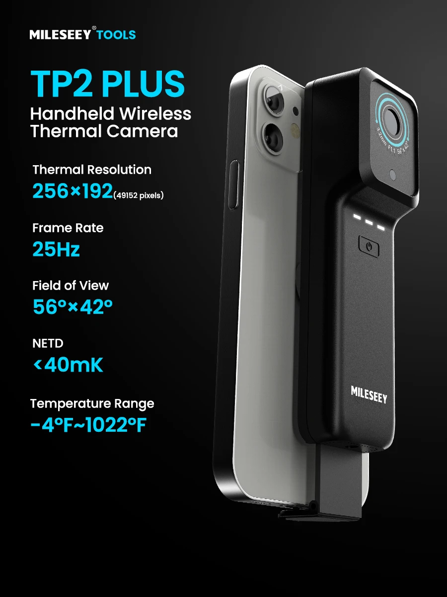 TP2 Plus Industrial Thermal Imager Camera High-Temperature Instrument for Efficient Troubleshooting