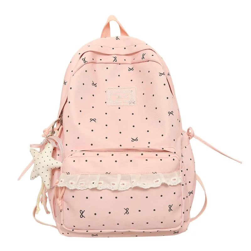 Korean Ins Style Teen Girls Backpack New Casual Travel Rucksack Large Capacity School Bag for Junior Senior High School Students