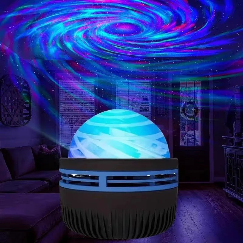 RGB tourbillon Projection télécommande lampe colorée LED galaxie projecteur lumière chambre veilleuse pour enfants salon fête