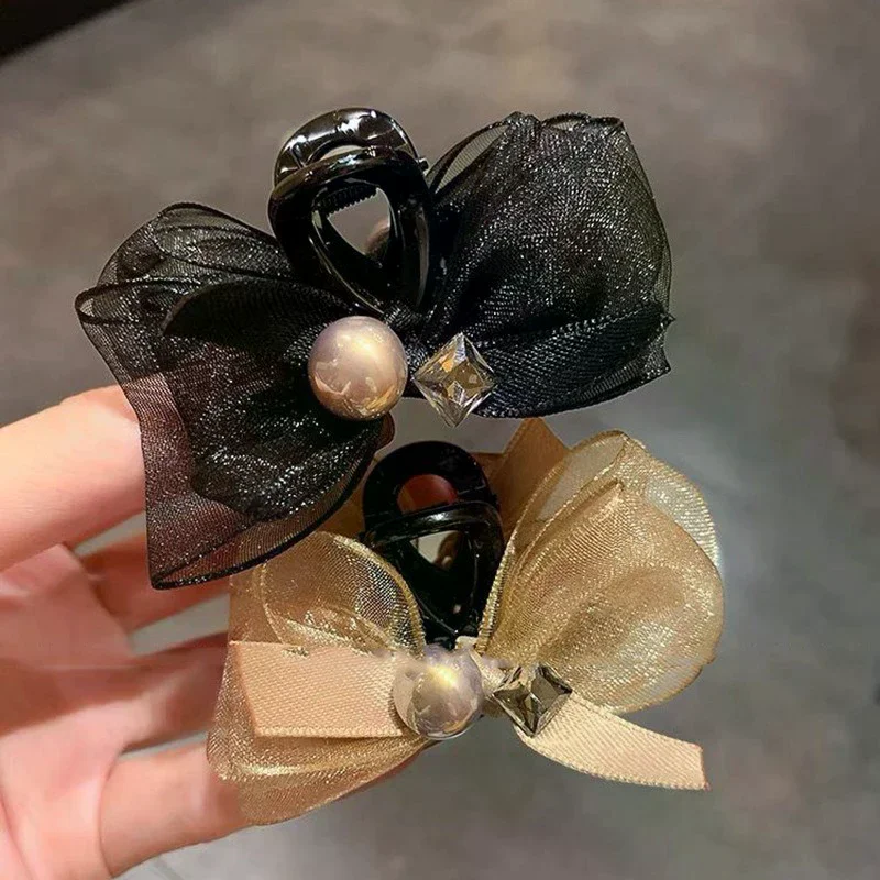 

Elegant Bowknot Hairpin For Women And Girls, Sweet Bowknot Barrettes Fashion Small Hair Claw Versatile Hair Accessories Gifts