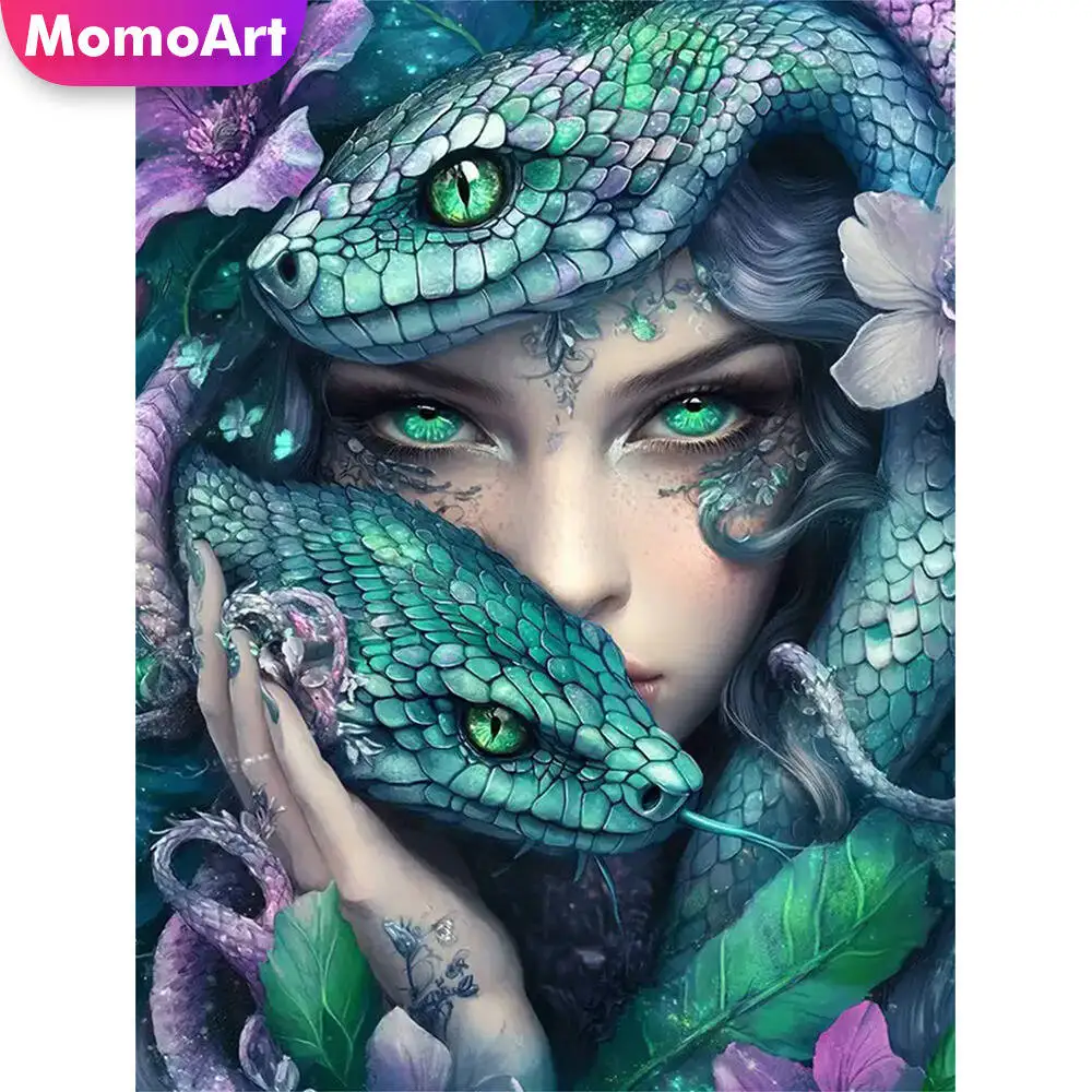 Momoart Katze Diamant Malerei Tier bunte Diamant Mosaik Bild Strass Mond Wand Dekor