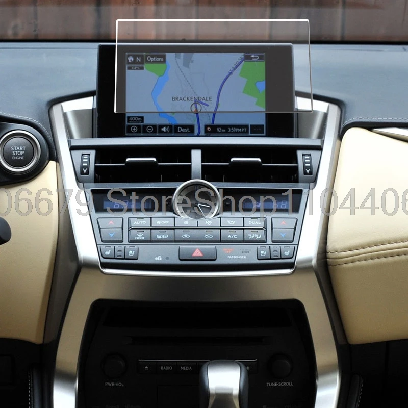 Tempered Glass Screen Protective Film For Lexus NX200 NX300 H NX200T NX Series 2014-2020 Interior Car GPS Navigation protective