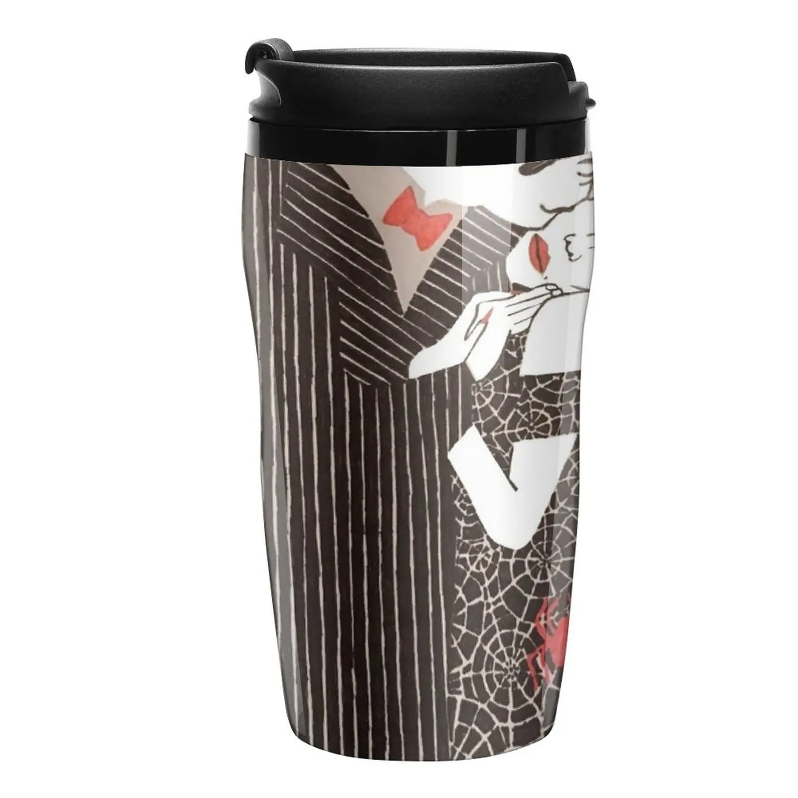 

New A Kiss Travel Coffee Mug Cute Mugs Breakfast Cups Cups For Cafe Espresso Mug