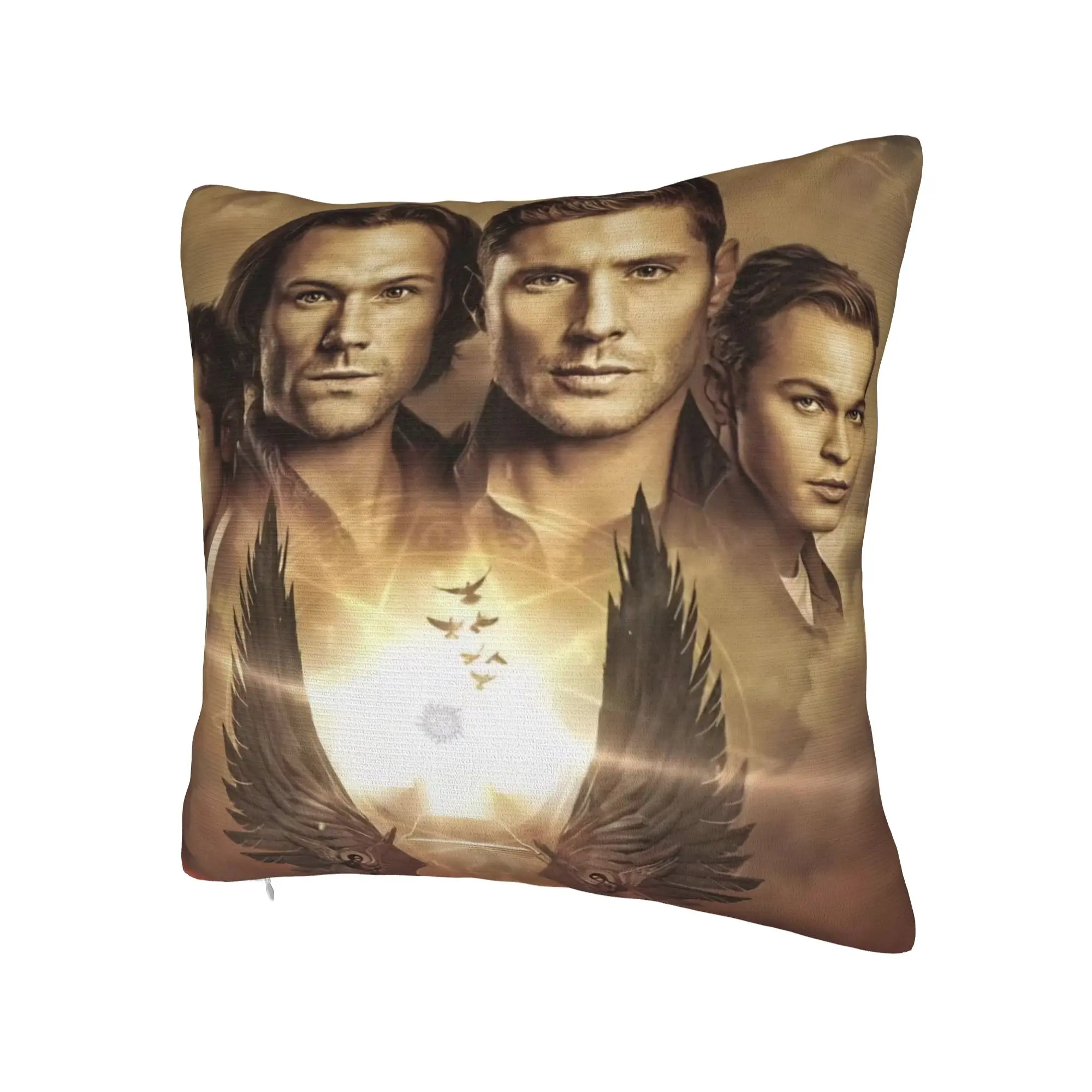Decorative Pillow Covers TV S-Supernatural Merchandise Bedroom  Pillow Case Cover Drop Shipping Multiple Sizes