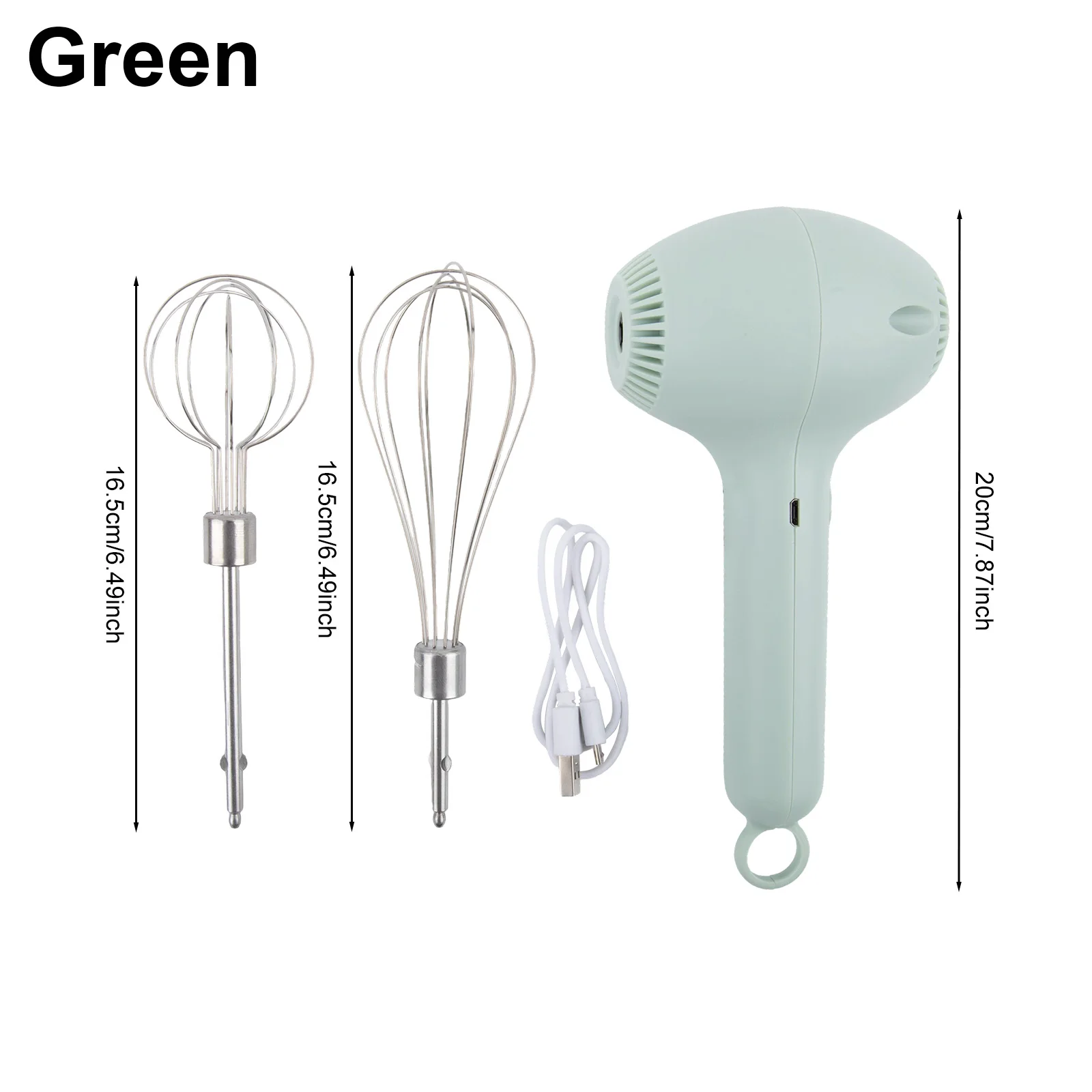 Cordless Portable Egg Beater Designed to Make Your Baking Experience More Enjoyable With Its Lightweight Build