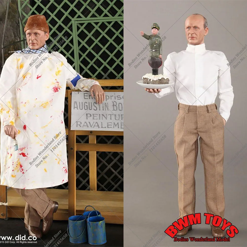 Original DID F80105 1/6 Scale French Comedy King Tiger Mouth Escape Male Lead Painter Full Set 12” Male Solider Action Figure