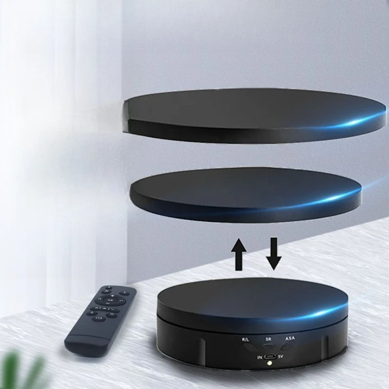 Upgraded remote control turntable display stand video shooting electric rotating jewelry shooting adjustable speed adjustable