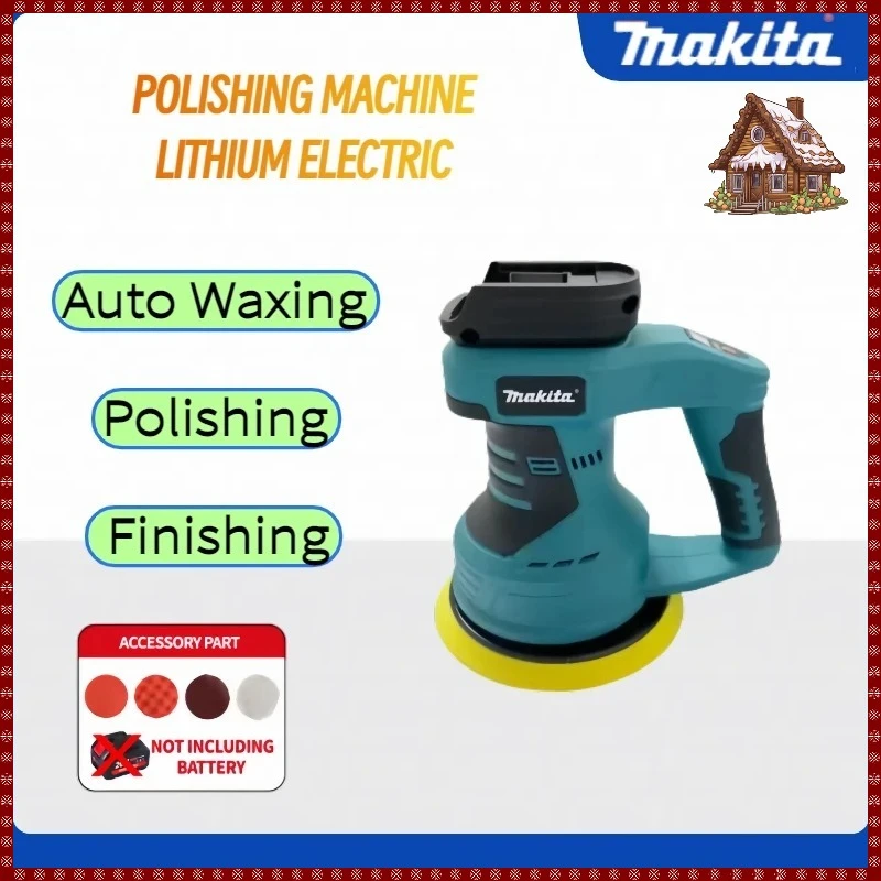 

Аккумуляторная электрическая полировальная машинка Makita для авто, 8 режимов, 18В, для воскования и нанесения защитных покрытий