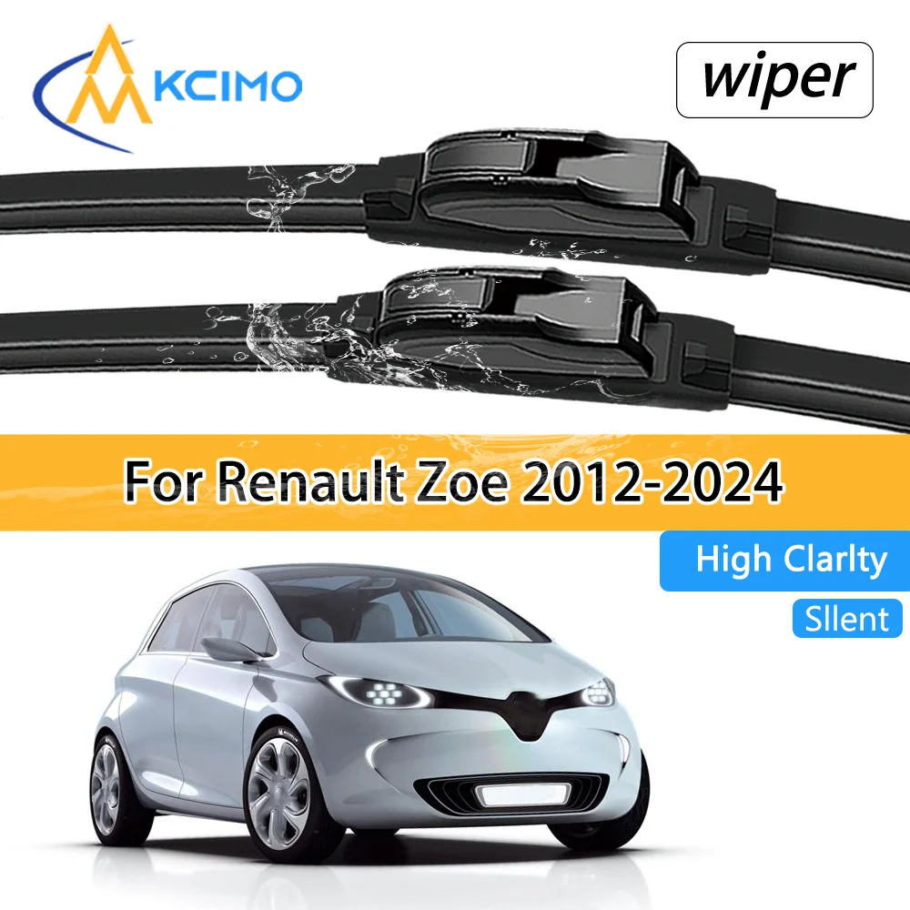 Für Renault Zoe 2012-2024 Autos Premium Frontscheibenwischer Leise Langlebig Allwetter Auto-Fensterzubehör