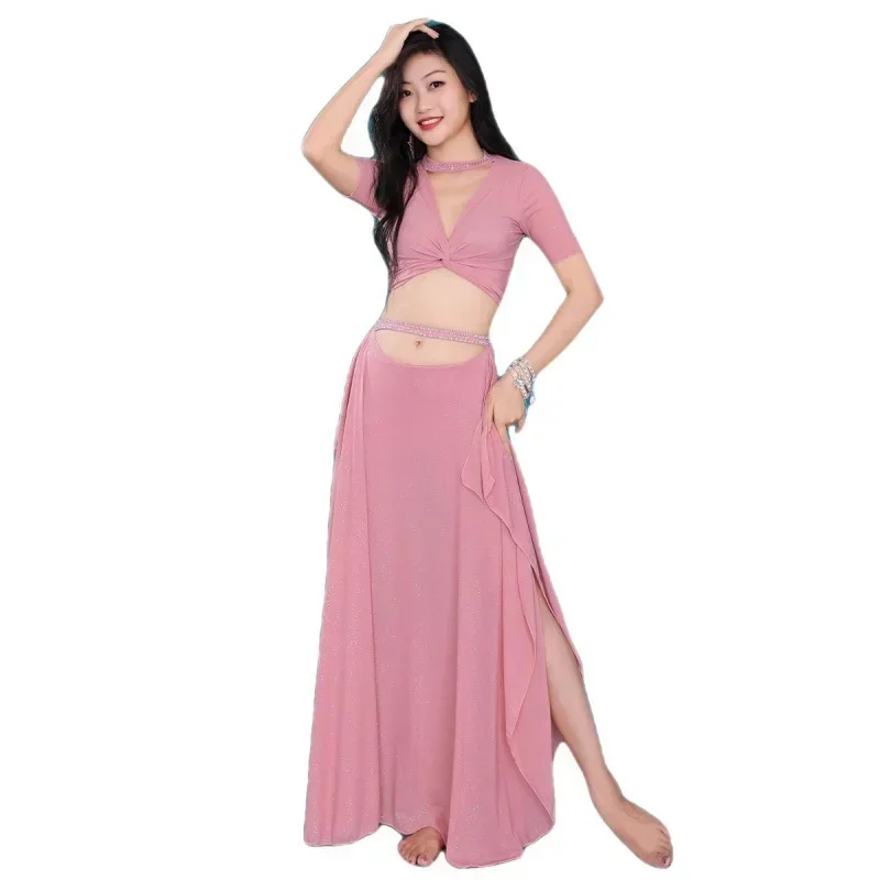 Belly Dance Costume Set Female Elegant Skirt Goddess Oriental Dance Training Suit For Women Bellydancing Performance Clothing