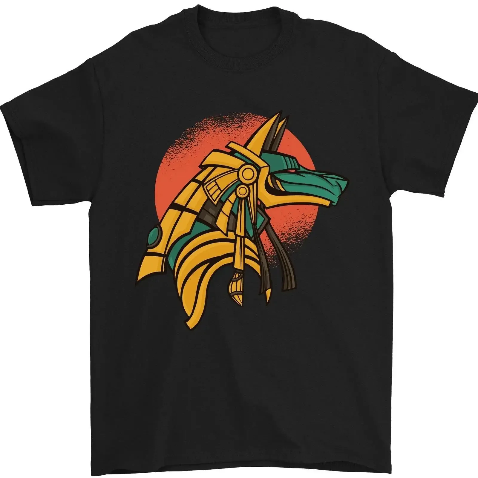 Anubis Ancient Egypt Egyptian God Mythology T Shirt Size S 3XL vintage Washed Top For Everyday Wear homme Unisex Casual Stylish