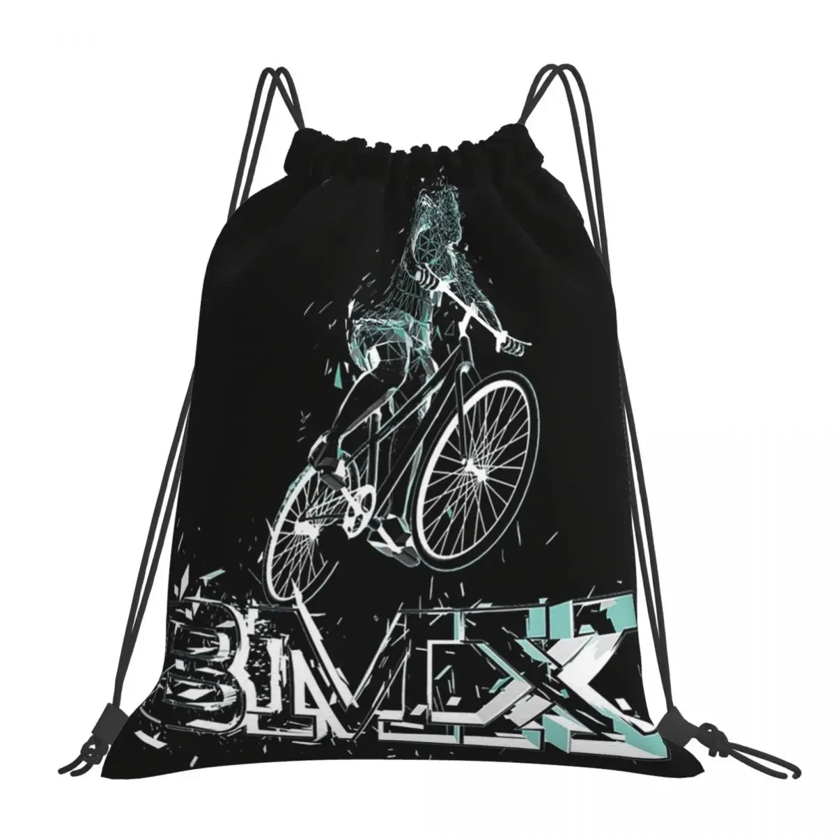 

Bmx Backpacks Fashion Portable Drawstring Bags Drawstring Bundle Pocket Sundries Bag BookBag For Travel Students