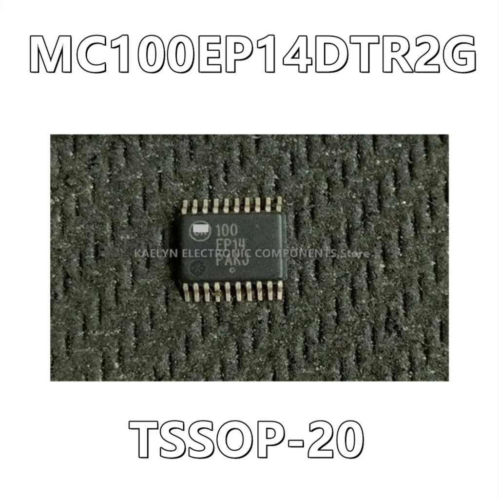 10Pcs/lot MC100EP14DTR2G MC100EP14 MC100EP Clock Fanout Buffer (Distribution), Multiplexer IC 2:5 2 GHz 20-TSSOP