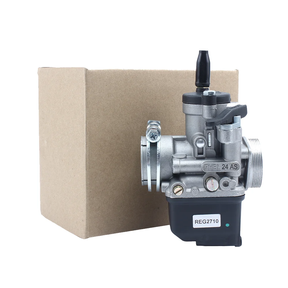 Racing Motorcycle Flat Curtain Carburetor for Dellorto PHBL 20 24 25 26 28mm 2/4T Stroke 50-300cc Scooter Enduro Motocross Parts