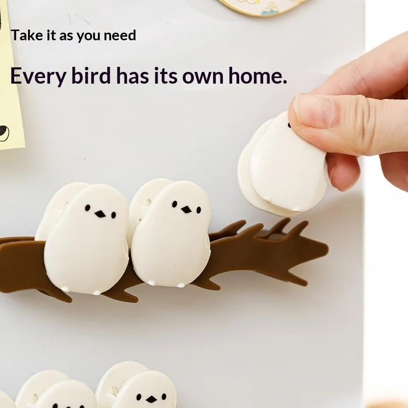 Cute Bird Magnetic Sealing Clip for Food Plastic Bags, Freshness Preservation Clip, Milk Powder Sealing Strip Snack Sealing Clip view 3