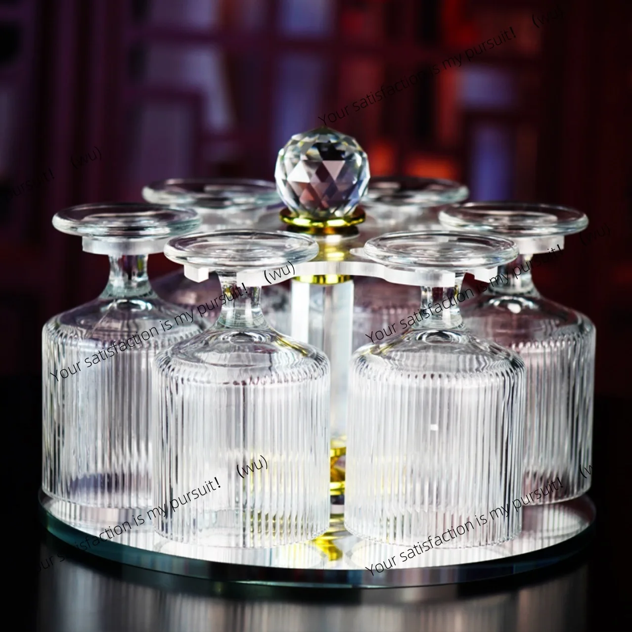 

Высокий подстаканник Baijiu, чашка Xiantao, 2, две чашки, бытовое стекло, маленькая чашка для бренди, вращающаяся полка для хранения красного вина