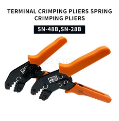 Free shipping SN-28B SN-48B MINI EUROP STYLE crimping tool crimping plier 0.25-2.5mm² multi tool tools hands 28-18AWG