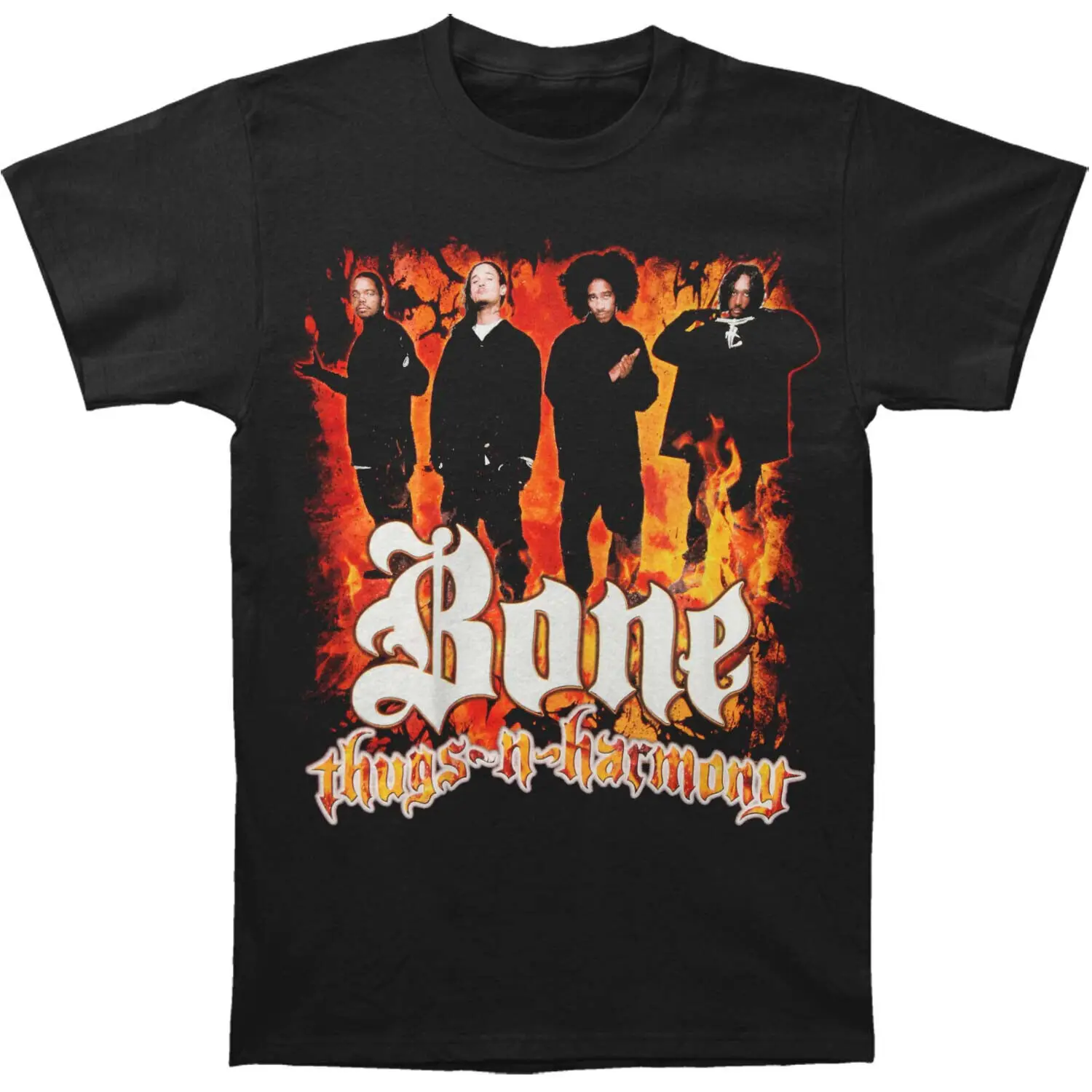 Authentic BONE THUGS-N-HARMONY Classic Slim-Fit T-Shirt S-2XL NEW