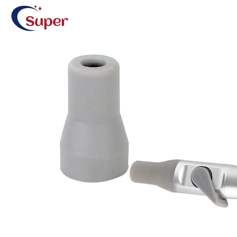 10PCS Dental Saliva Ejector Rubber Snap Tip Weak Suction Strong Suction Rubber Snap Tip Adapter Replacement