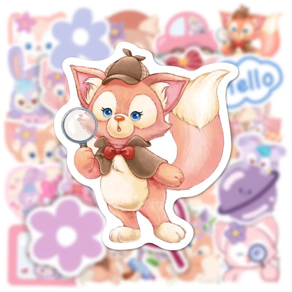 10/30/50pcs Cute Disney Character LinaBell Stickers Kawaii Cartoon Graffiti Sticker fai da te telefono cancelleria bagagli decalcomanie giocattolo