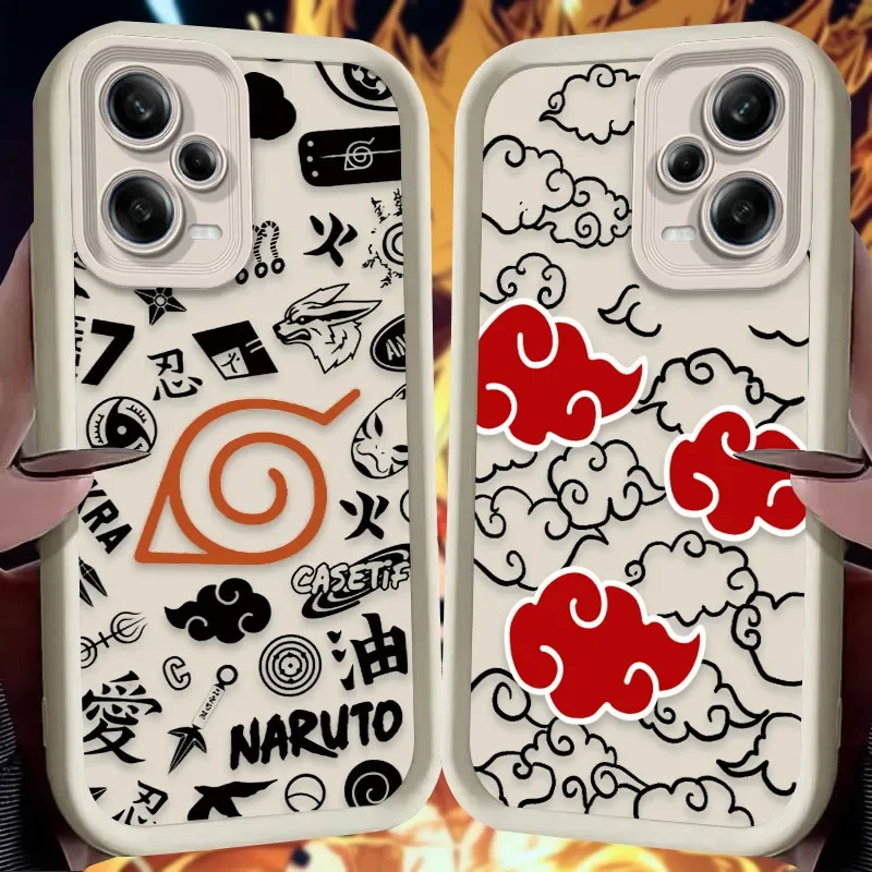 Hot Anime N-Narutos Phone Case for Xiaomi Redmi Note 13 12 11 Pro Plus 4G 5G 12S 11S 10S 10 9 9S Redmi 14C 13C 12C A3 12 Funda