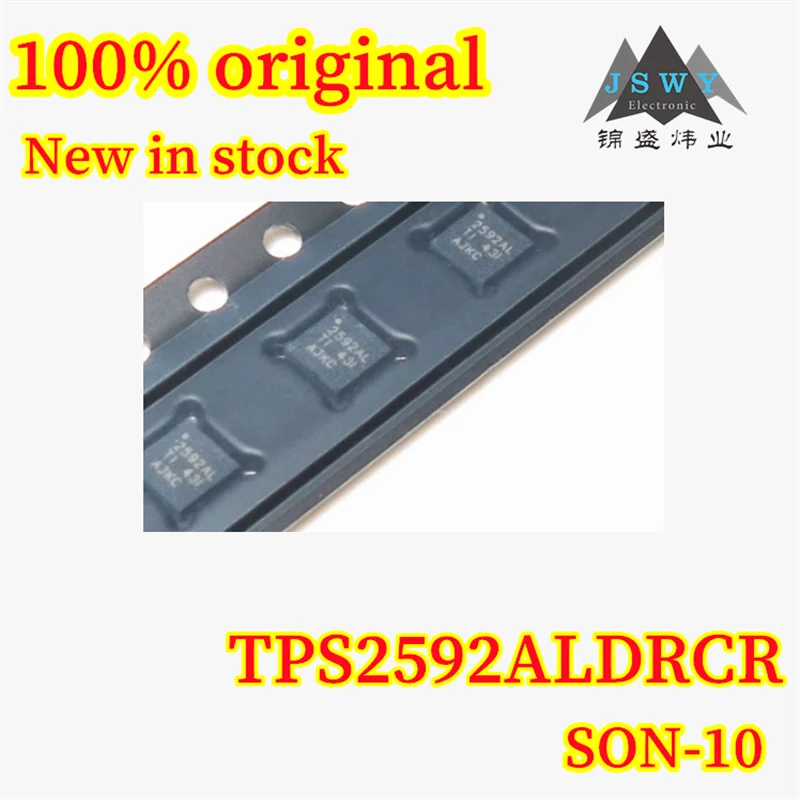 (5/20PCS) TPS2592ALDRCR TPS2592AL 2592AL SON-10 adaptive current limiting power switch chip 100% new original spot delivery fast