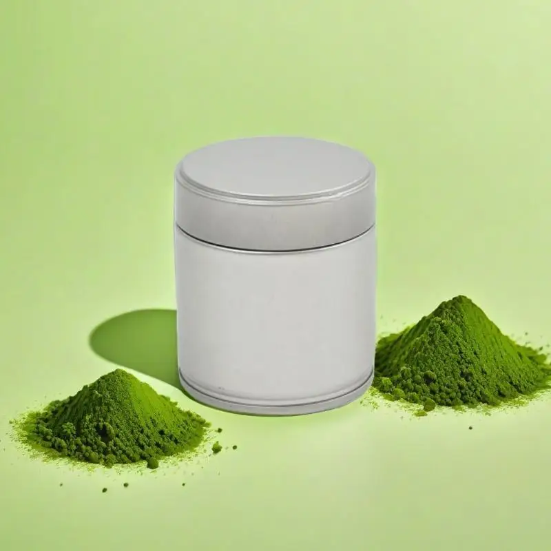 1 Stück Tragbare Mini-Matcha-Pulverdose aus dickem Weißblech, Teedose, Gewürzaufbewahrungsbox, Behälter, Küchenhelfer, Haushaltsartikel – Detail 3