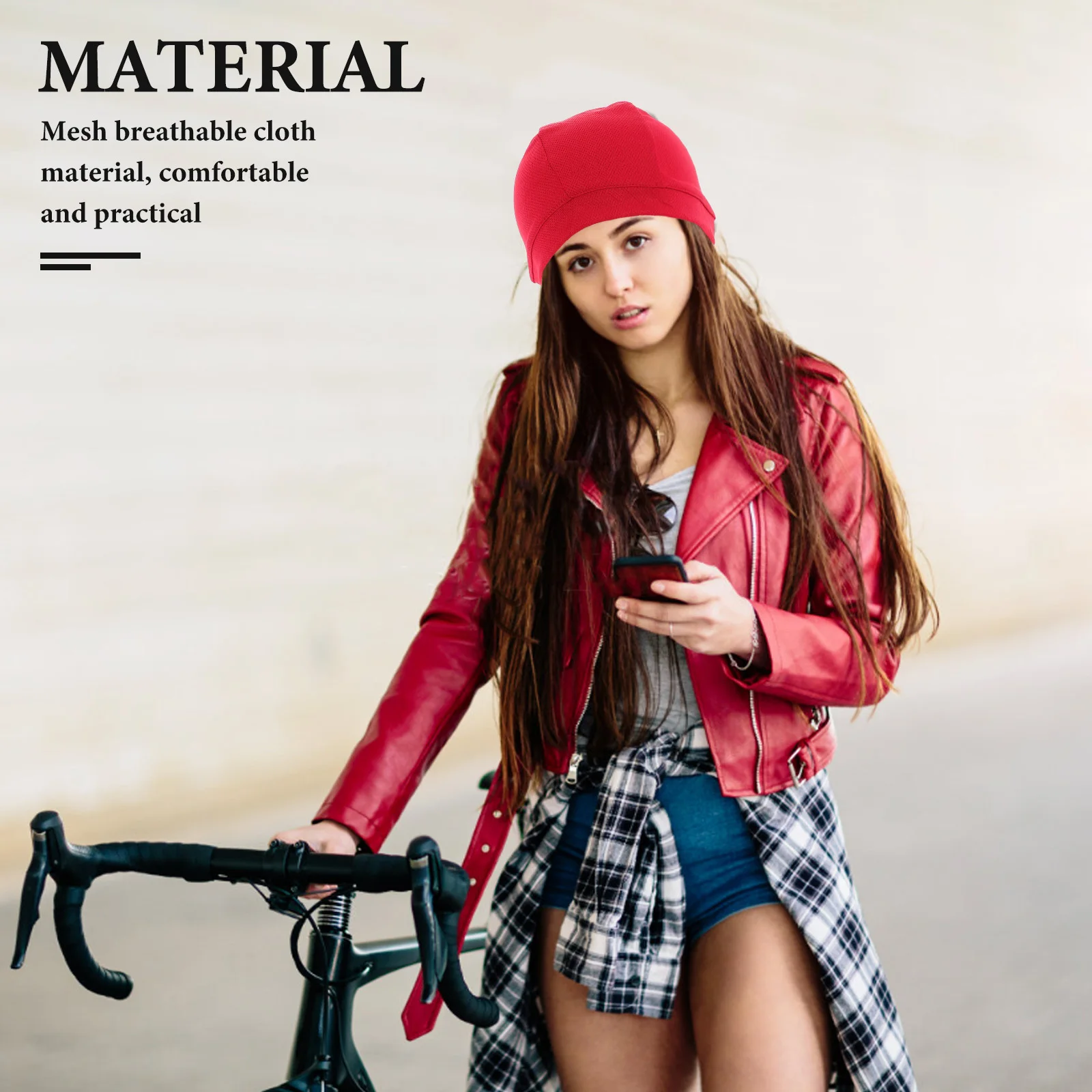 

2Pcs Quick-Dry Breathable Cycling Cap for Outdoor Riding Motorcycle Liner Beanie Sun Protection Sports Sweat Cap Men