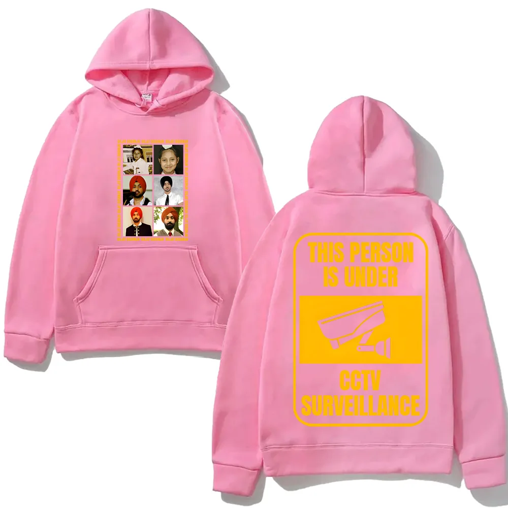 سترة بقلنسوة للمراقبة عالية الجودة Diljit Dosanjh نفس الموقع الرسمي من الصوف مع هودي مريح من الصوف بغطاء للرأس