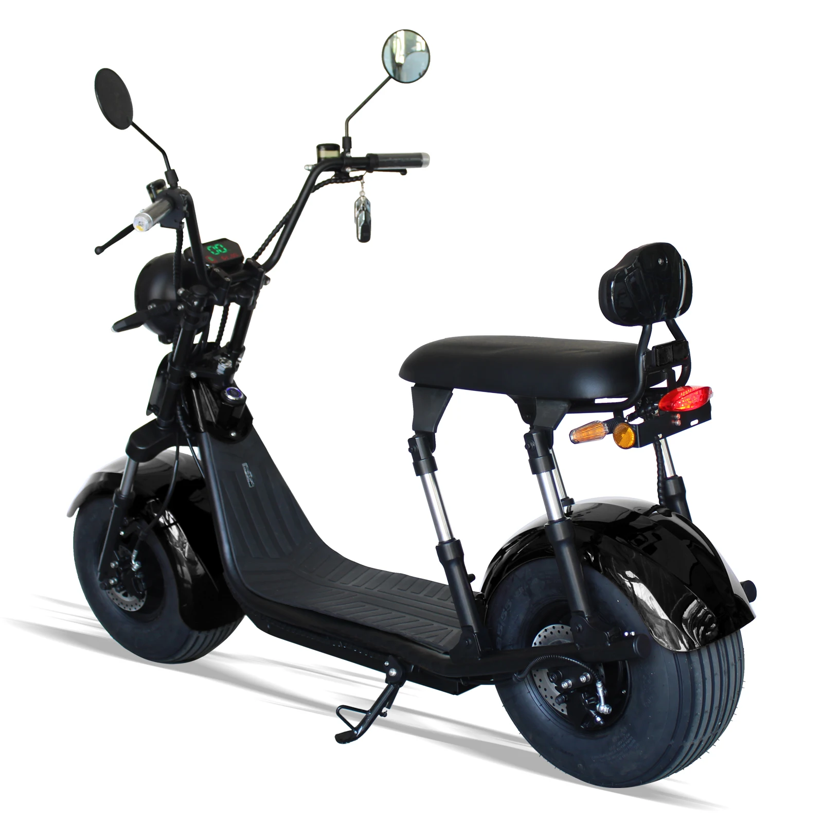 EEC Electric 2 Passengers Electric Scooter 2000w 60v Electric Scooter Citycoco Adult Motorcycles