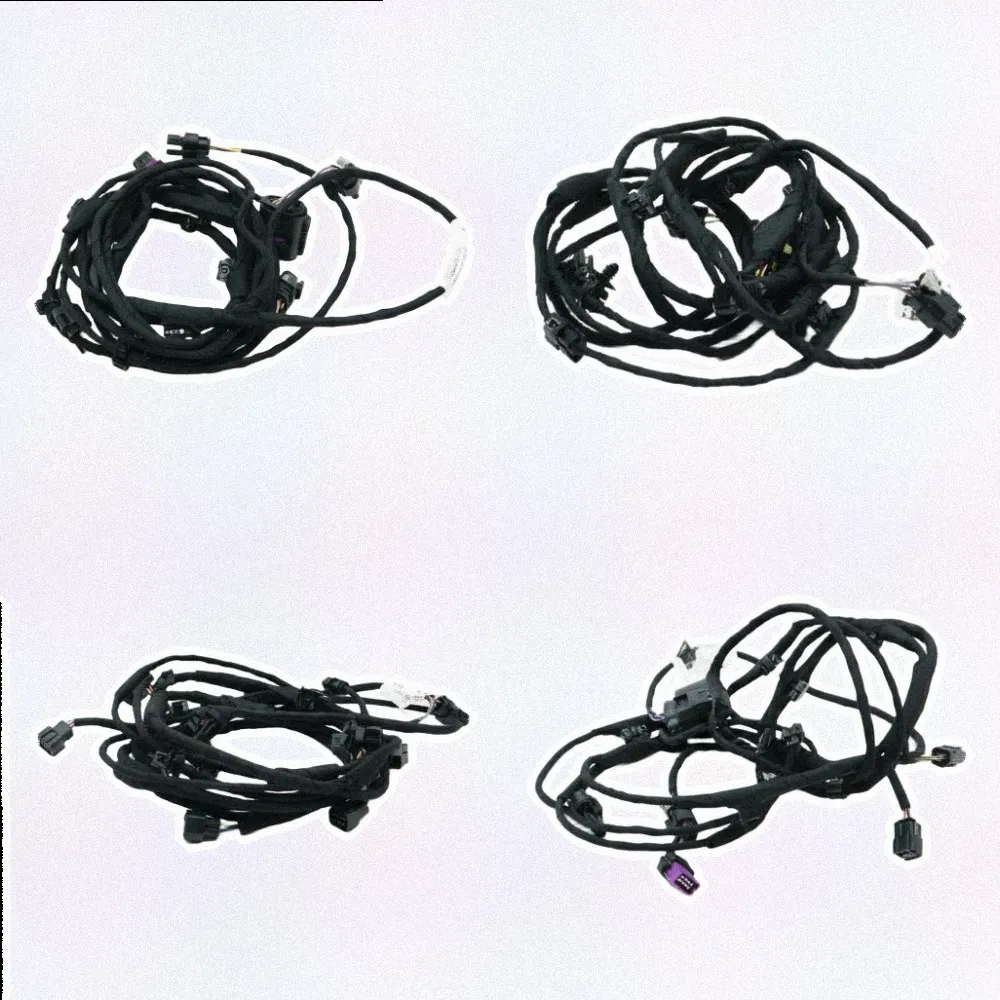 /Front /Bumper /Parking Sensor Wiring Harness For Tiguan 2018-2021 5NN971095F Black ABS Cable Replacement Car Exterior Parts