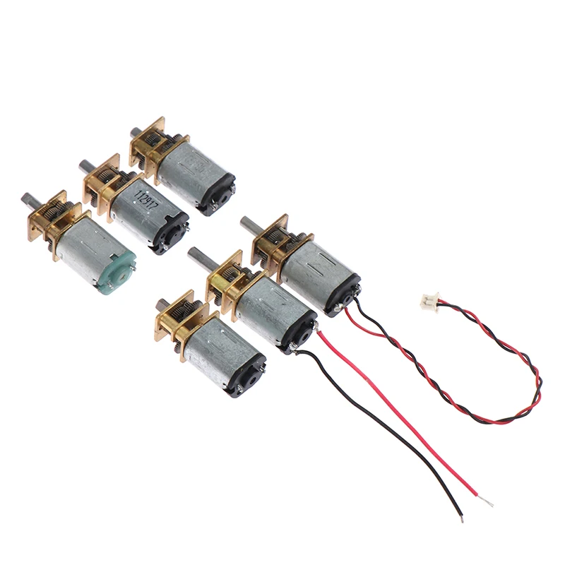 28RPM/40RPM/60RPM/300RPM Micro Mini N20 Gear Motor DC 5V Slow Speed Full Metal Gearbox Reducer Electric Motor DIY Toy