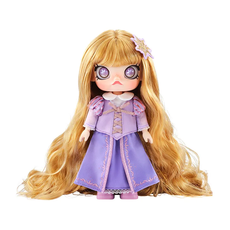 POPMART MOLLY Rapunzel 1/8 Series Anime Action Figure Surprise Mystery Unpack Container Cute Doll Ornament Gift