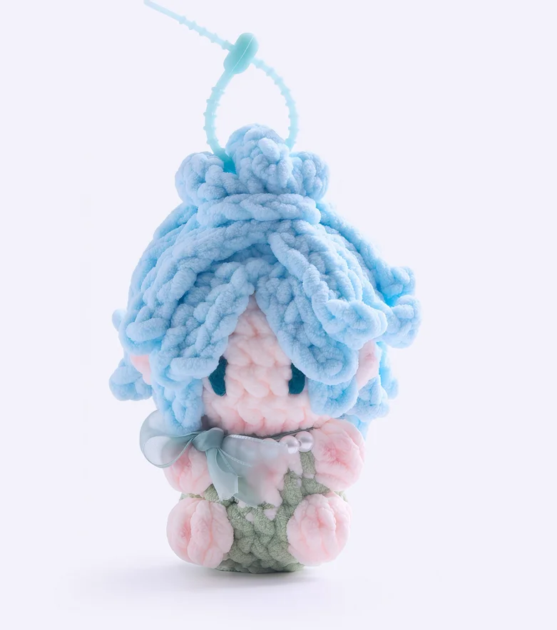 

Soft candy star surrounding gifts hand-crocheted doll concert support material bag pendant