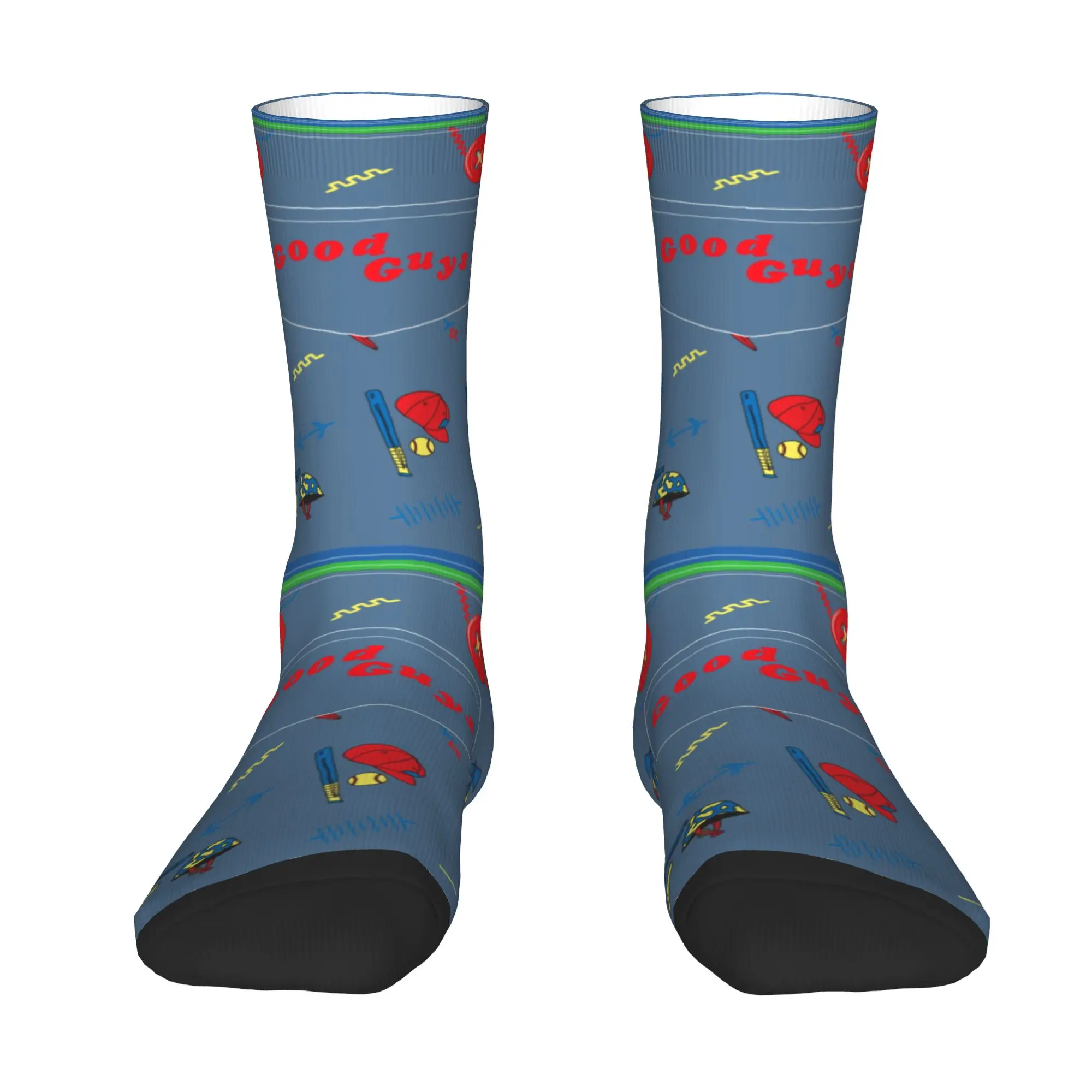 Custom Cool Child's Play Good Guys Socks Men Women Warm 3D Printing Horro Movie Football Sports Socks