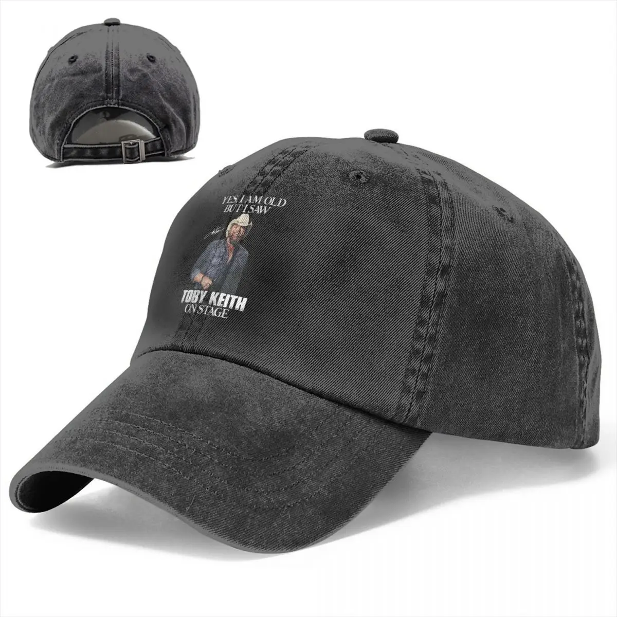 Washed Men's Baseball Cap Yes I'm Old But I Saw Cowboy Stage Trucker Snapback Caps Dad Hat Toby Keith Covel Golf Hats