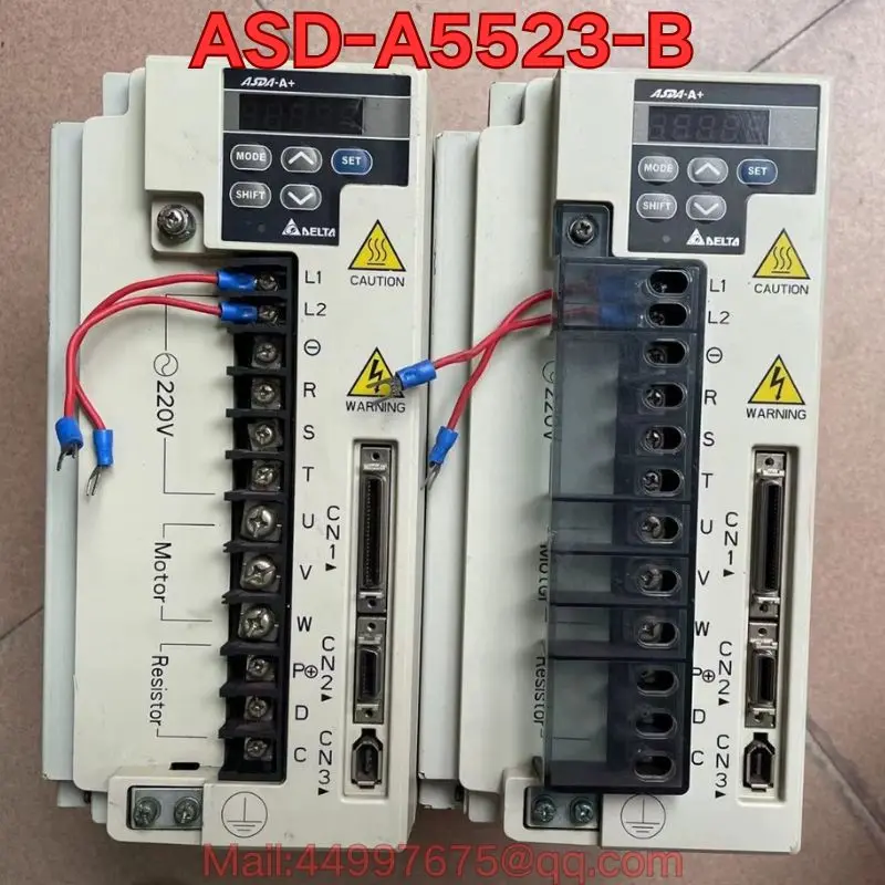 

Second-hand ASD-A5523-B servo drive function test is normal