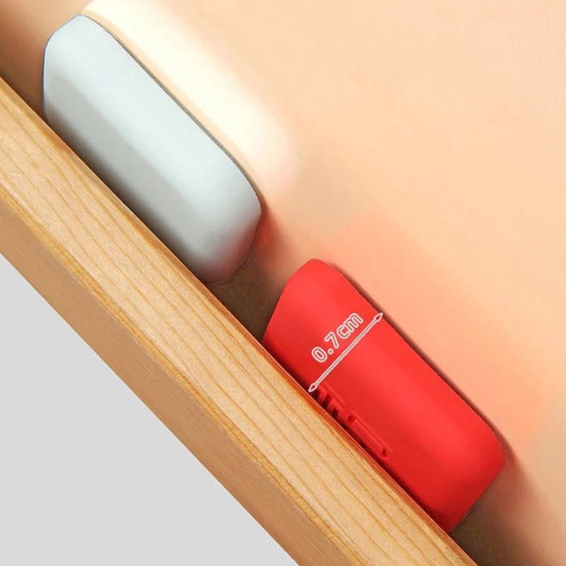 1/2/4 pces rolha de porta de silicone auto-adesivo mudo anti-choque protetores de parede crash pad para proteção da maçaneta da porta