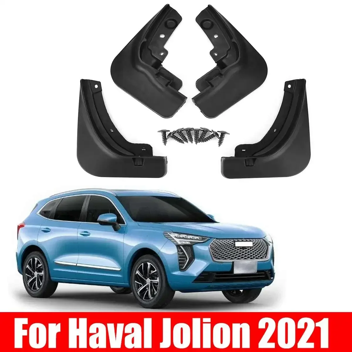 Mudguards For Haval Jolion 2021 Mud Flaps Fender Splash Guards Flap Front Rear Mudflaps Car Accessories Exterior Part Body Kit