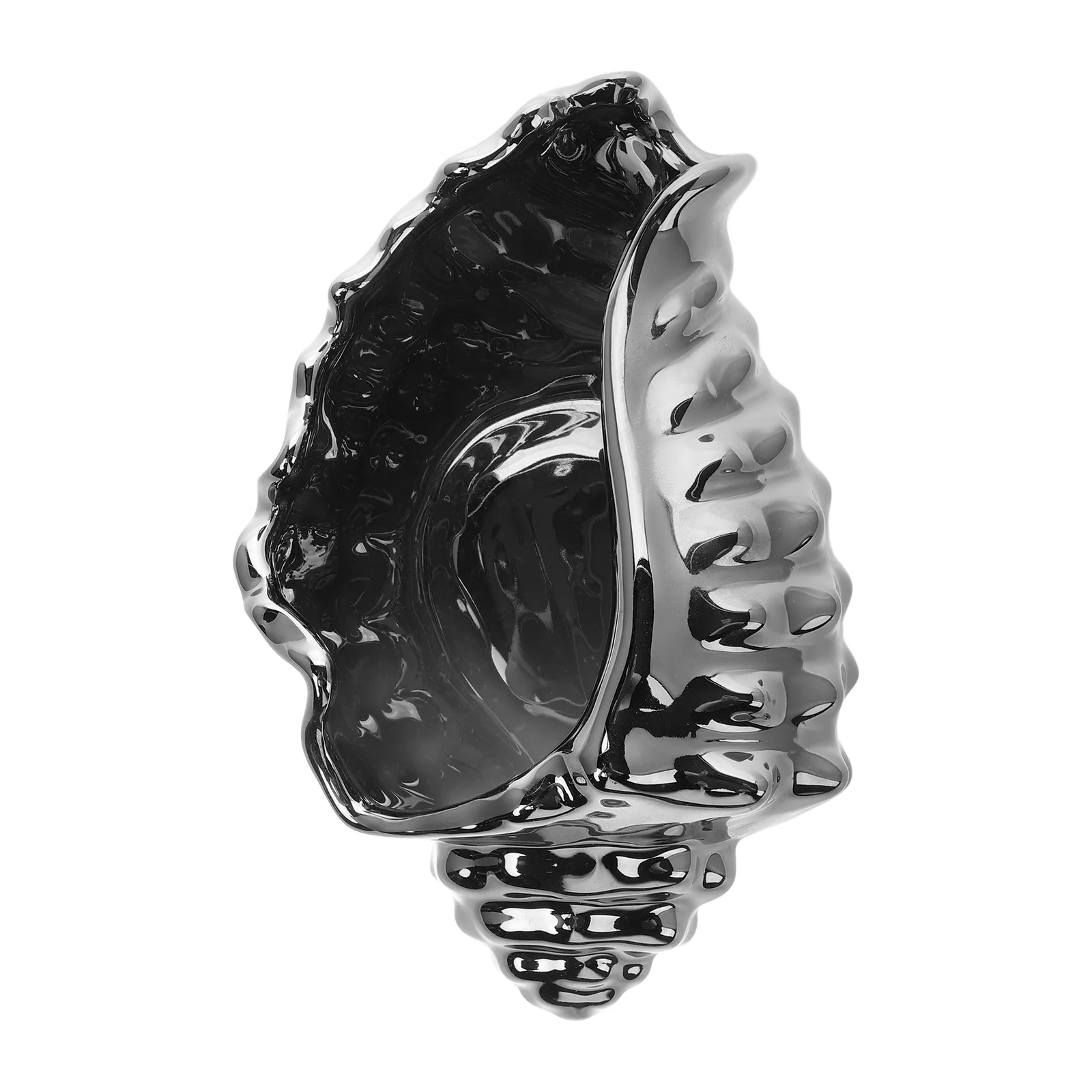 

Ceramics Jewelry Display Plate Storage Tray Trinket Dish Decorative Conch Shape Jewellery Holder