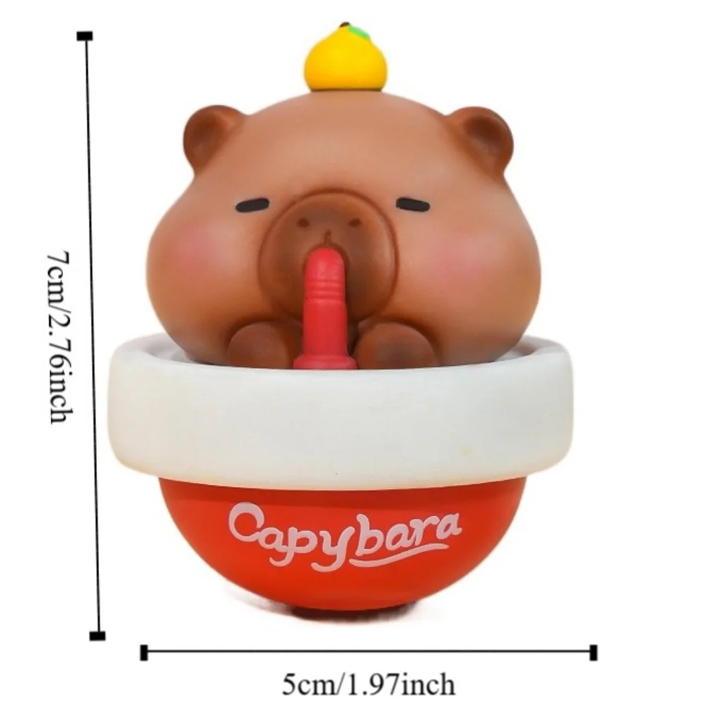 เรซิ่น Capybara Tumbler เครื่องประดับ Panda รุ่นกบ Figurine ตกแต่งคอลเลกชันมินิเครื่องดื่มเครื่องดื่มตุ๊กตาเครื่องประดับตกแต่ง