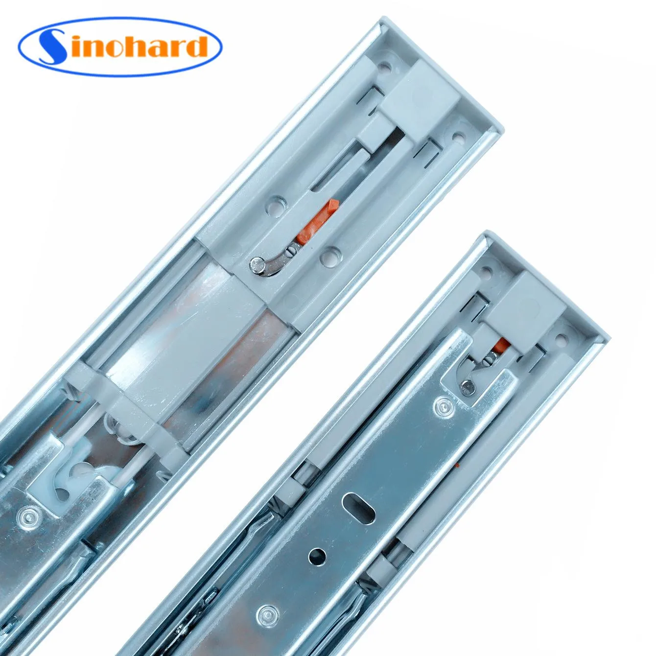 

SINOHARD Kitchen Furniture Hardware 45mm 3folds Ball Baring Drawer Runners Push Open Drawer Slide